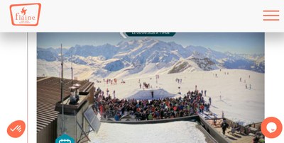 18  Messe de Pâques à Flaine vue par la webcam