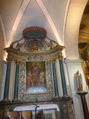 5 retable saint jean et saint sébastien