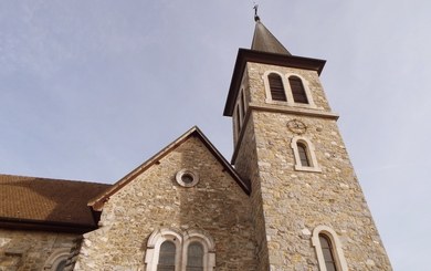 Eglise Excenevex Clocher L 390 H 245