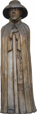 Saint Pierre Favre - Statue présente à l'évêché d'Annecy