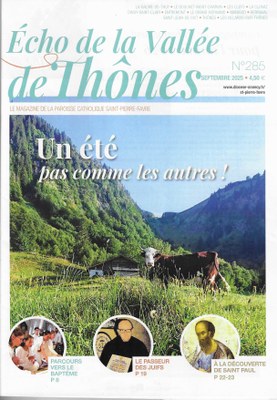 ECHO VALLEE THONES SEPTEMBRE 2025