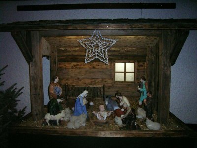 Crèche de l'Eglise Sainte-Foy de La Clusaz