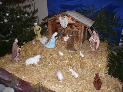 Crèche de l'Eglise Saint-Pierre de Manigod