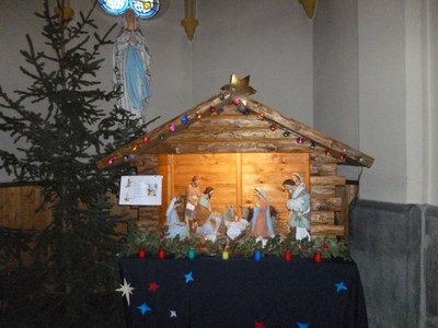 Crèche de l'Eglise Saint Jean Baptiste de Saint Jean de Sixt