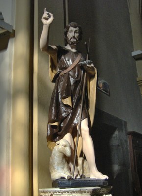 Statue de Saint Jean Baptiste - Saint patron de notre église