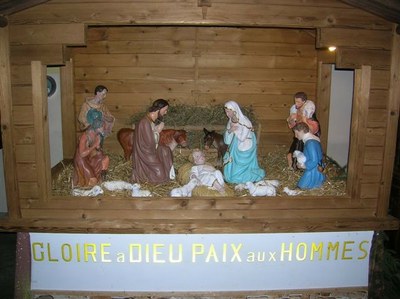 Crèche de l'Eglise de l'Assomption du Grand-Bornand