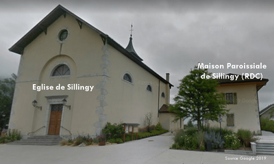 Maison paroissiale Sillingy à côté de l'église